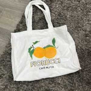 FIORUCCI Terry Towelling Beach Tote.